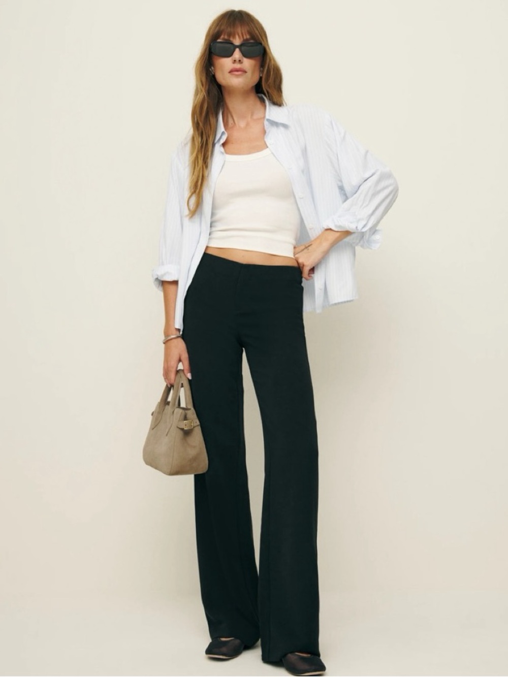 REFORMATION VIDA LOW RISE PANT - Picture 2 of 2